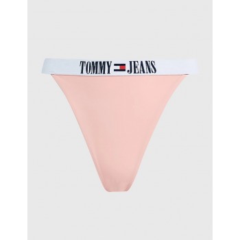 Tommy Hilfiger γυναικείο μαγιό bottom ψηλόμεσο σε ροζ-μπλε χρώμα ,κανονική γραμμή,100%polyester UW0UW04087 TKB Tommy Hilfiger γυναικείο μαγιό bottom ψηλόμεσο σε ροζ-μπλε χρώμα ,κανονική γραμμή,100%polyester UW0UW04087 TKB